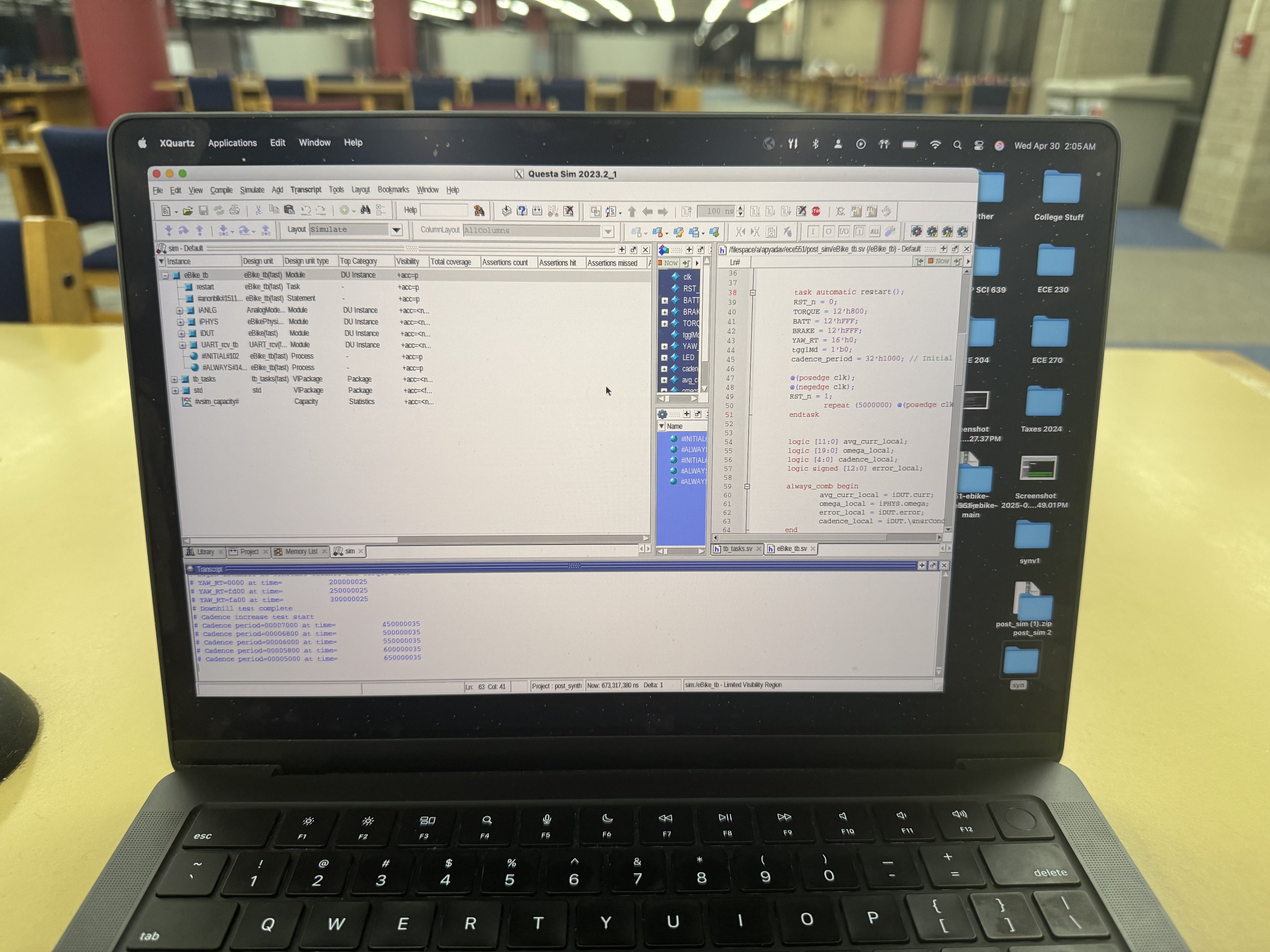 2am working version of ebike system after synthesis